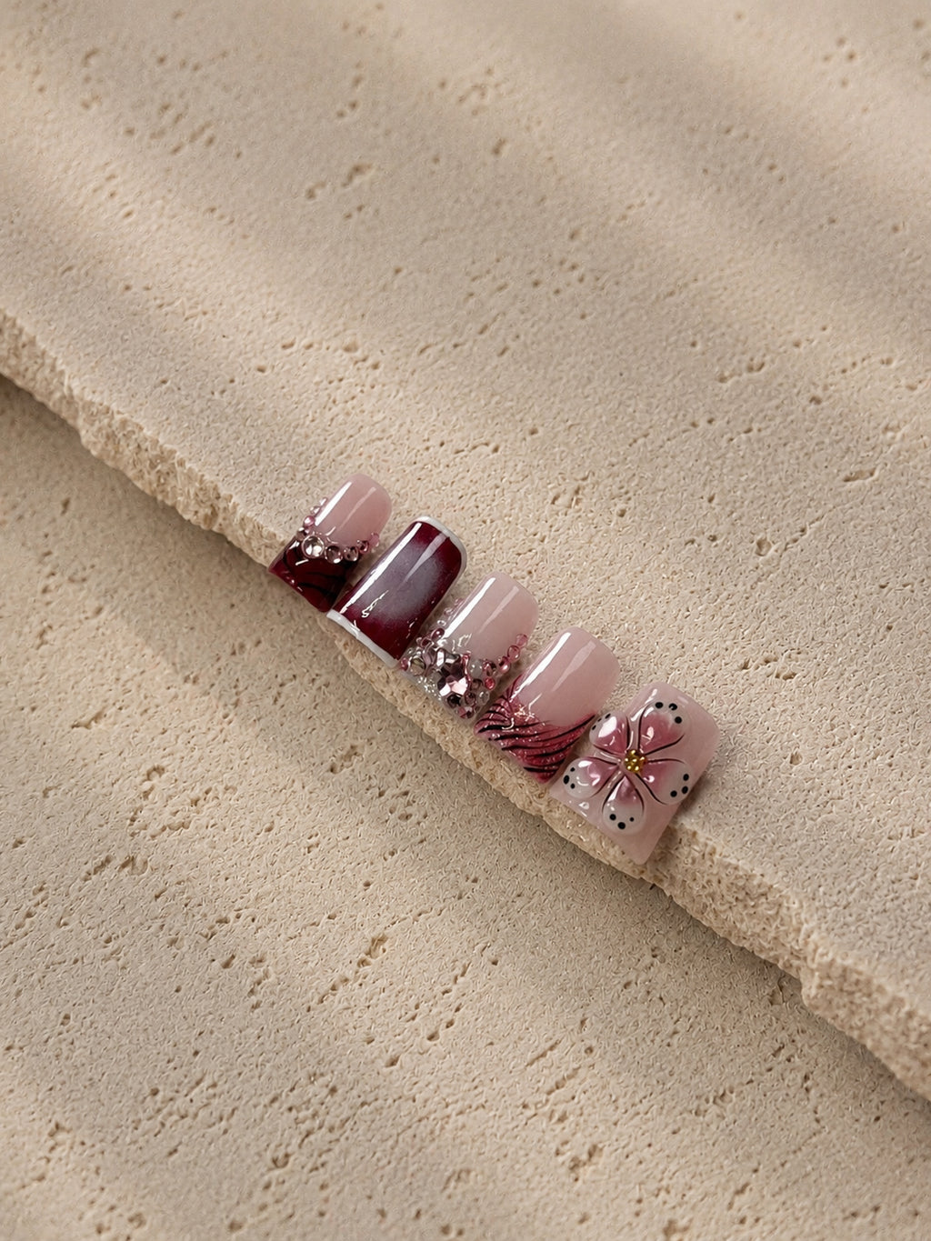 Pink Ink Sakura Bling