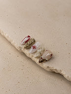 Cream Gold Blood Flower