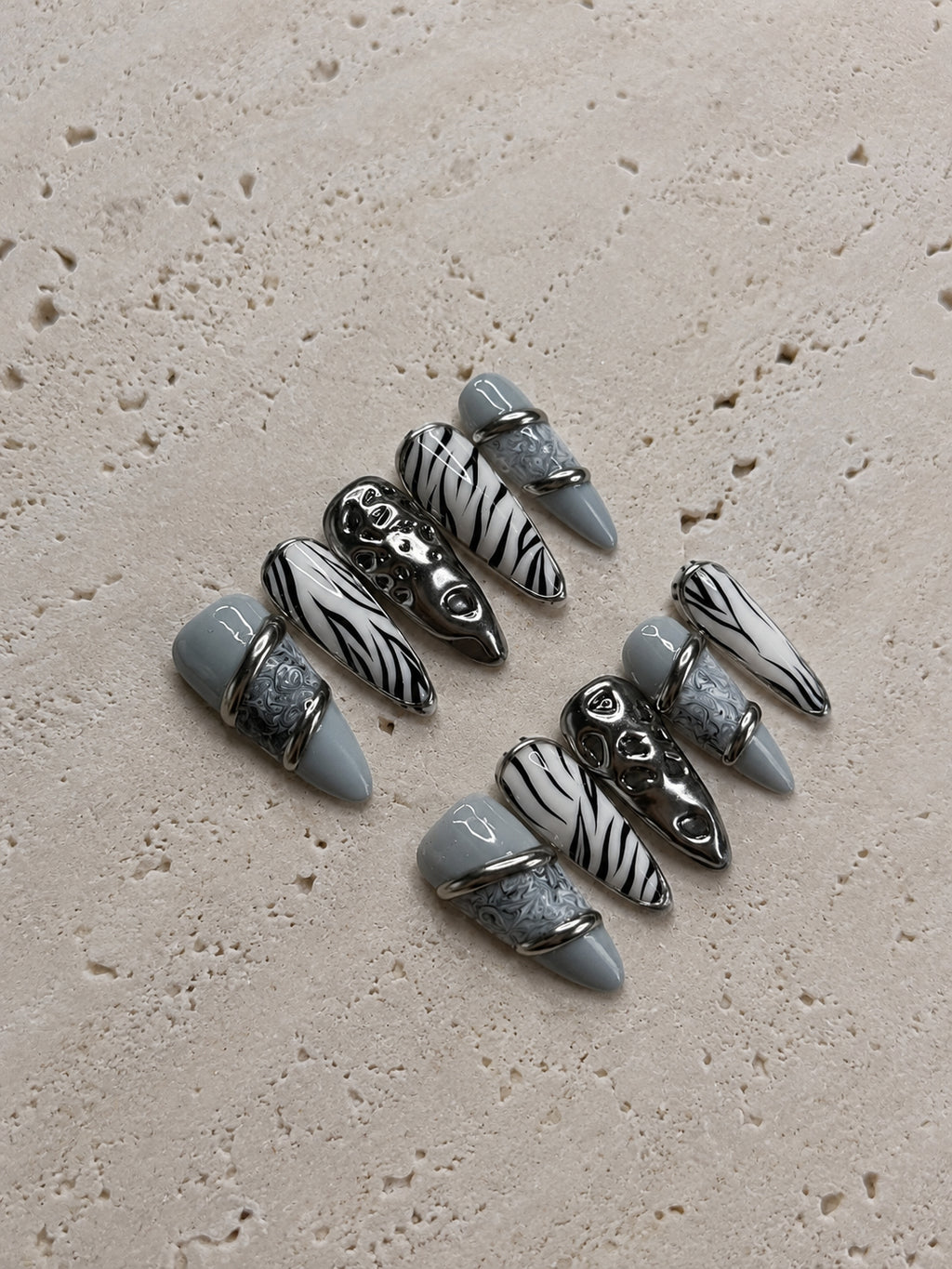 Zebra Chrome Lava Goth