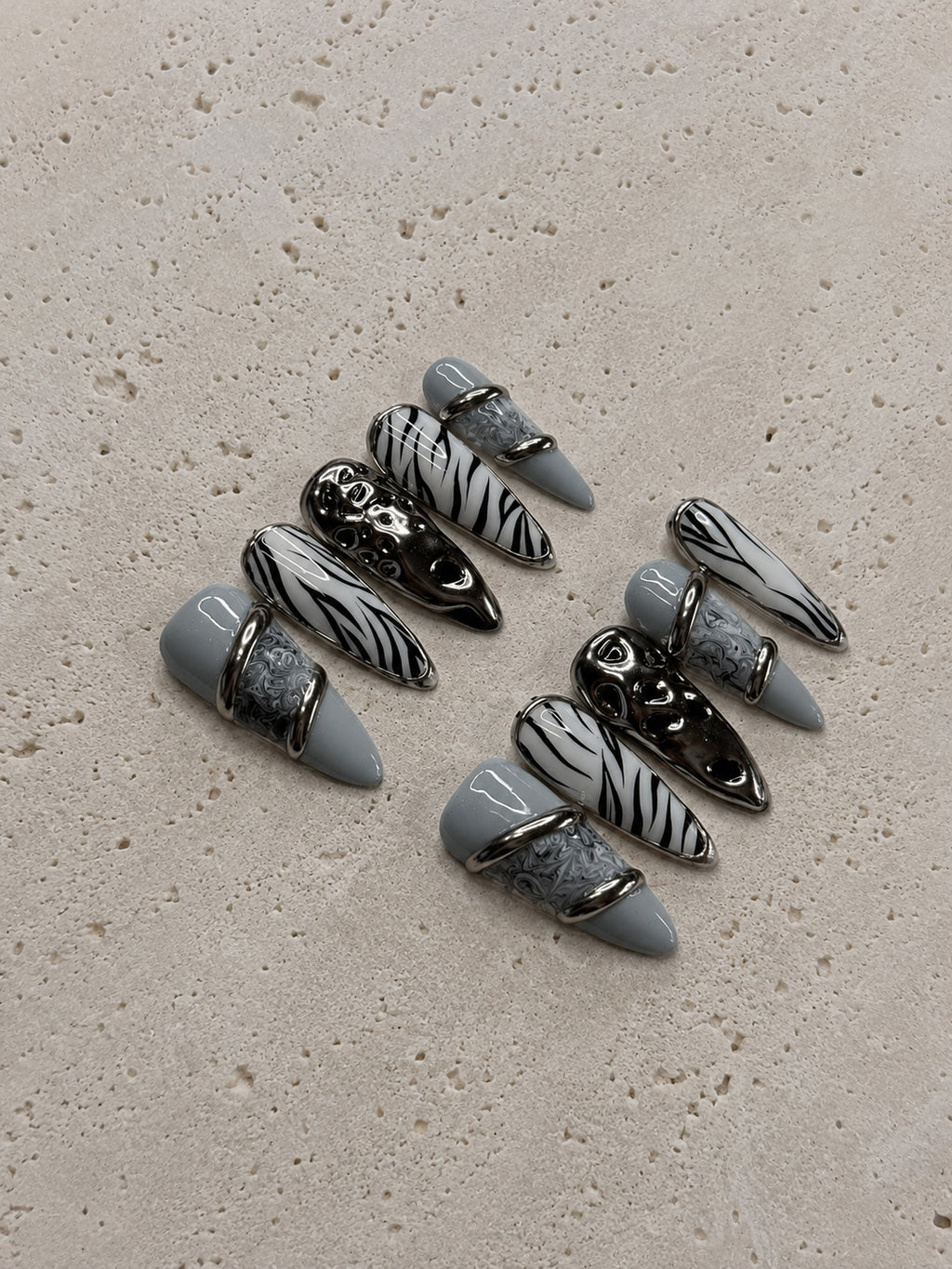 Zebra Chrome Lava Goth