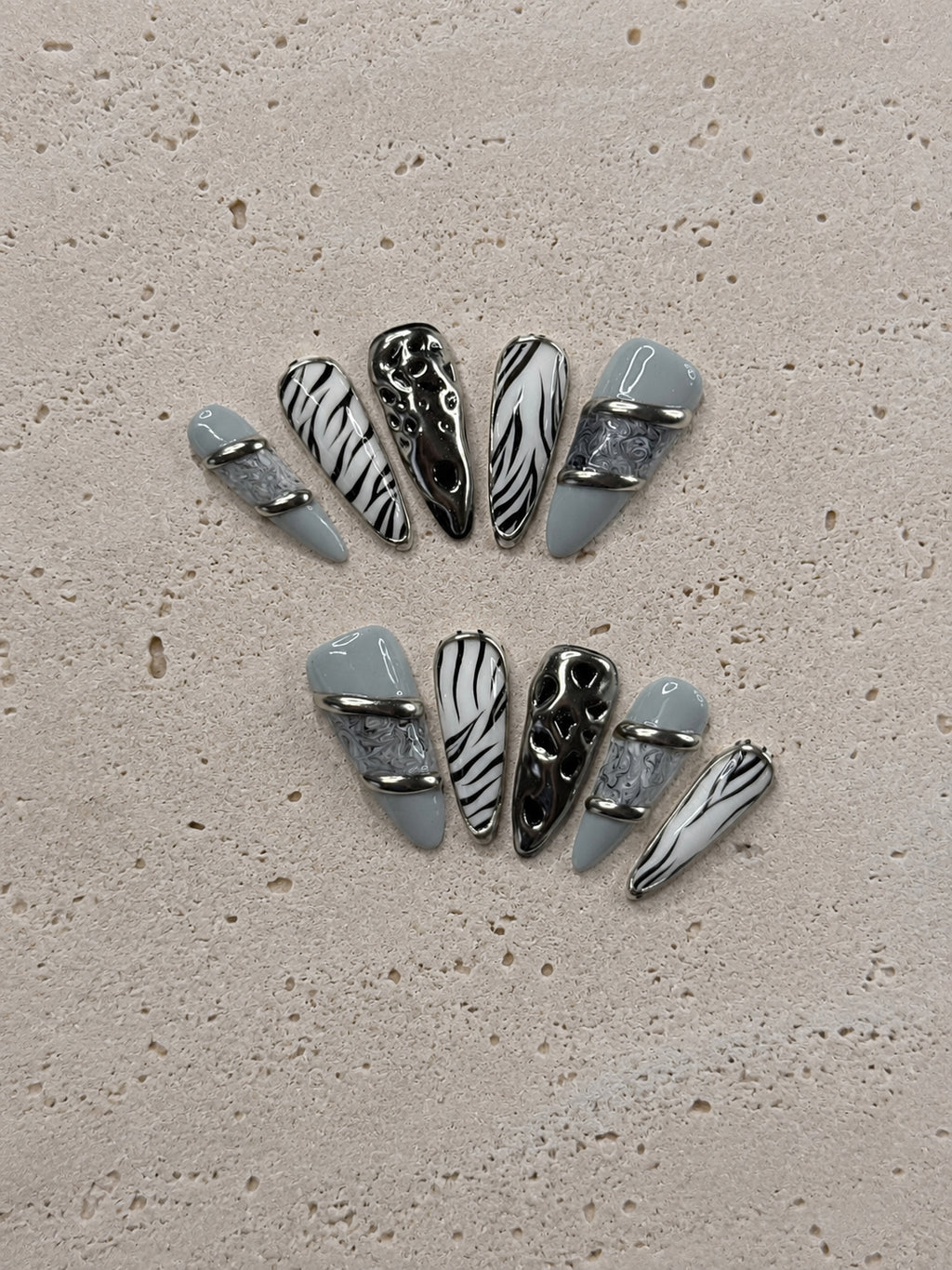 Zebra Chrome Lava Goth
