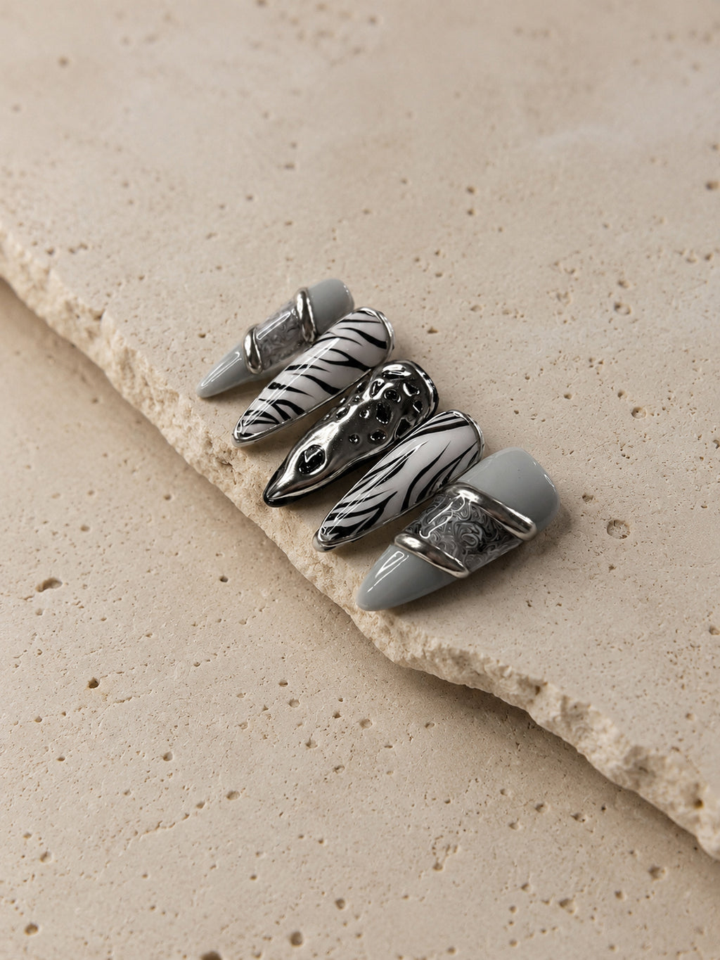Zebra Chrome Lava Goth