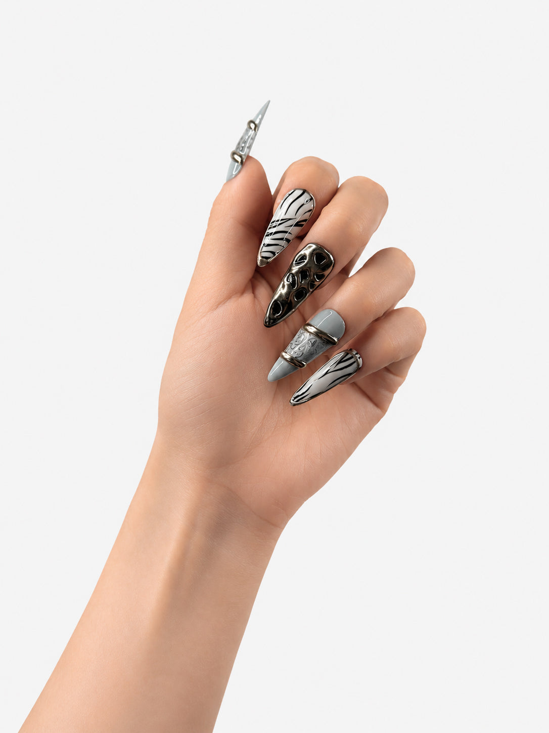 Zebra Chrome Lava Goth