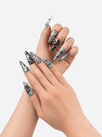 Zebra Chrome Lava Goth