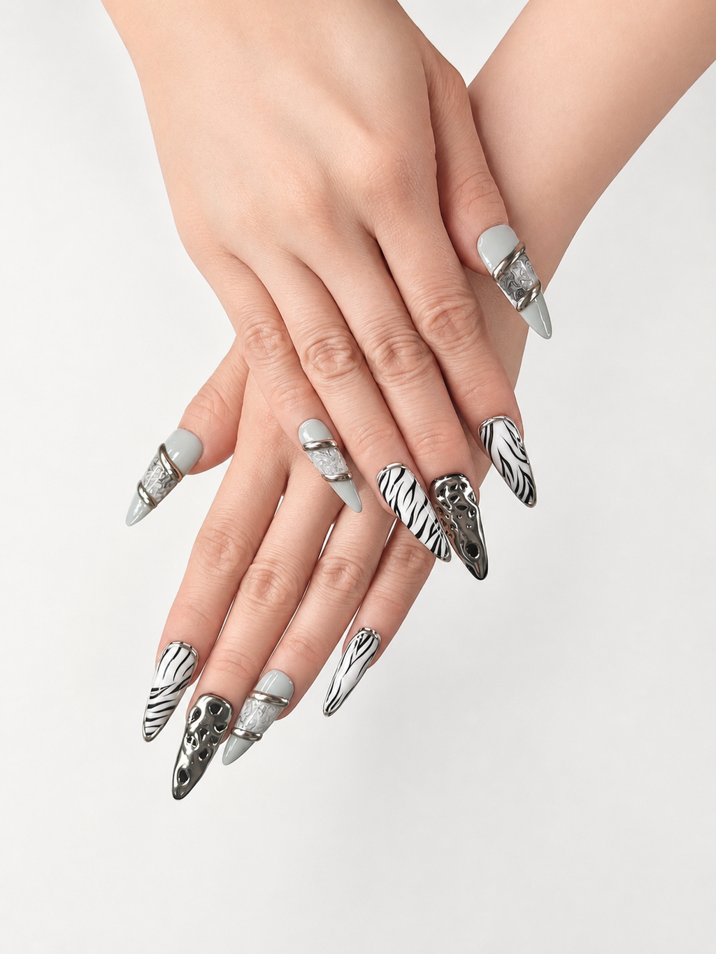 Zebra Chrome Lava Goth