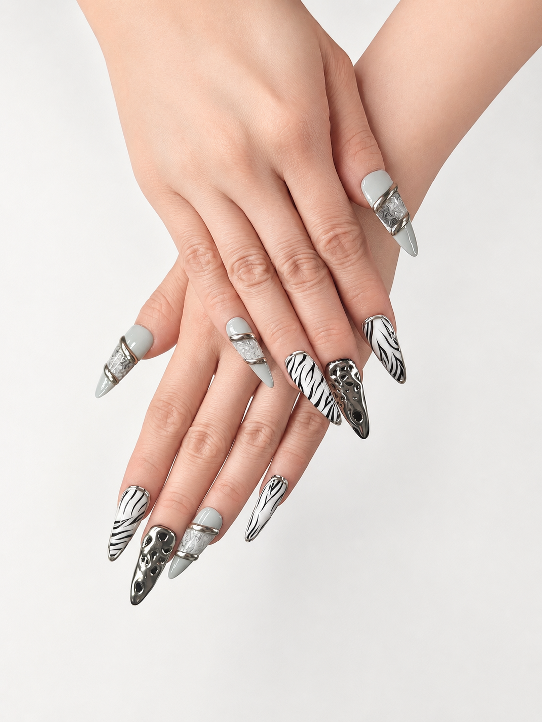 Zebra Chrome Lava Goth